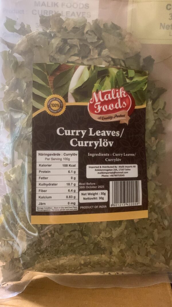 Dried curry leaves 30 gms
