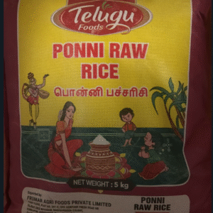 Telugu Foods Ponni Raw Rice 5kg