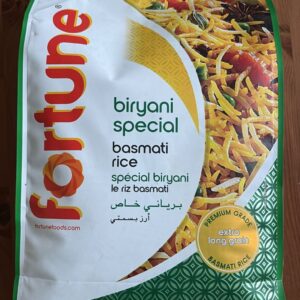 Fortune biriyna special basmati rice 5kg