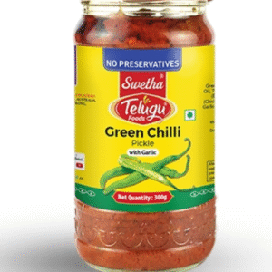 Telugu foods Green chilli pickle 300g