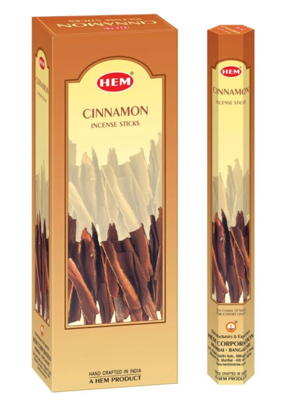 hem cinnamon incense sticks (20 pcs)