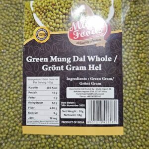 Malik moong whole / green gram 1kg