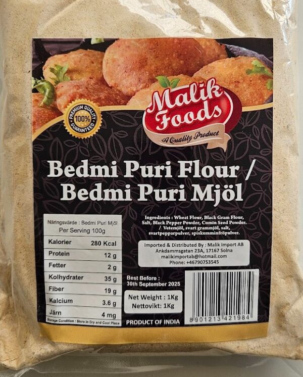 Malik bedmi puri flour 1kg