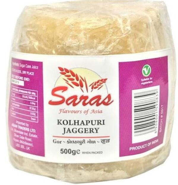 Saras kolhapuri jaggery 500g