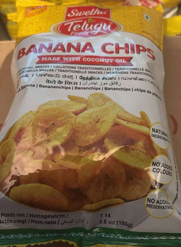 Telugu Foods Banana Chips 100g