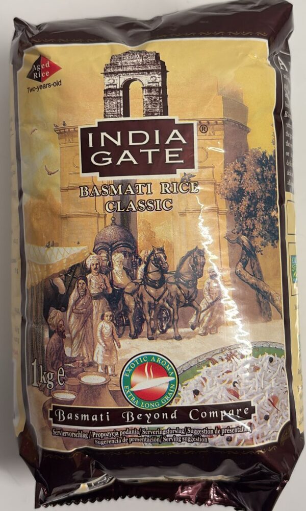 India Gate Classic Basmati Rice 1kg